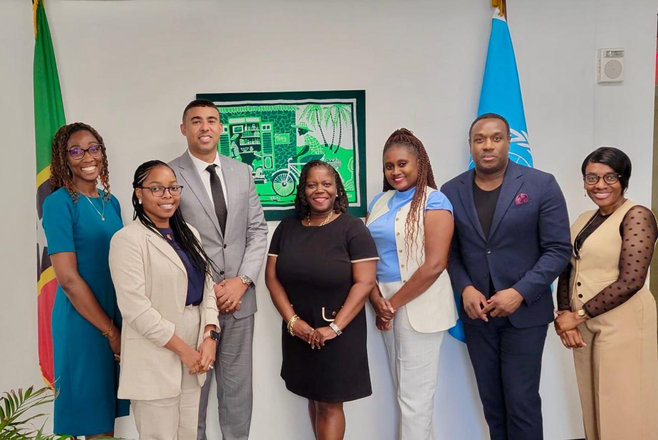 Minister of Justice and Legal Affairs pays call on Permanent Mission of Saint Kitts and Nevis to the United Nations